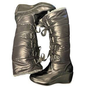 Sperry Snug Harbour tall winter boots black size 6